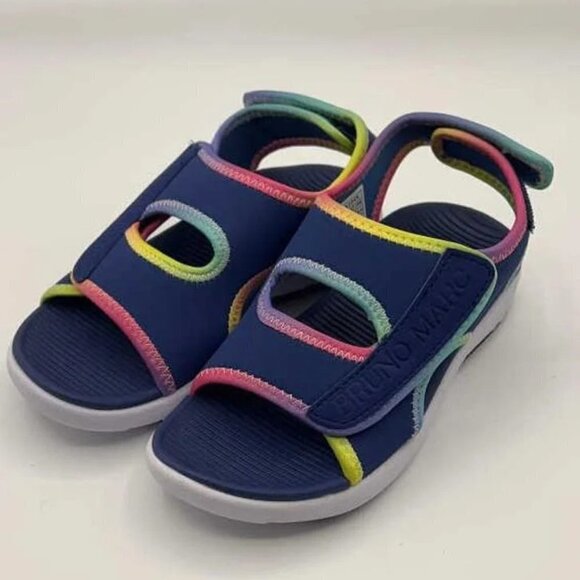 BOGO Bruno Marc Boys Girls Open Toe Sandals easy On Off Velcro Anti slip - Picture 1 of 5